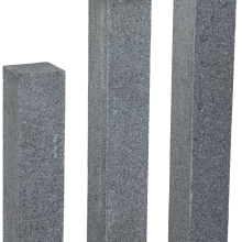 Graniet palissade Tahiti Blue Piazo 12x12x100cm donker grijs (maandprijs)